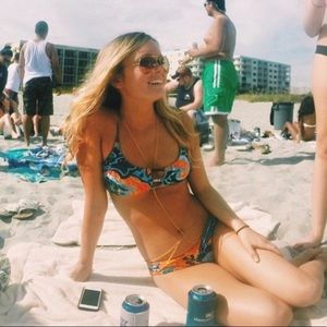 Midori Floral Thong Bikini